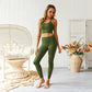 Women Sport Suit Yoga Set 2PCS Seamless Set Sexy Bra Leggings Gym Wear Running Clothing-4