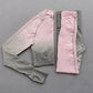 Women Yoga Set Gym Clothing Ombre Seamless Gradient Leggings+Long sleeve Top Workout Sport Suit Women Fitness Set Active Wear-22