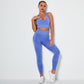 Seamless Yoga Fitness Set Women Sportswear Tank Bra Crop Top Leggings Pants Workout Clothes Gym Clothing 2 Piece Yoga Tracksuit-9