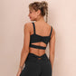 Seamless Solid Yoga Suit GYM Sporty Fitness Two Piece Set Running Sports Jogging Tracksuit Bra Top Leggings Workout Wear-2