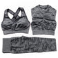 3Pcs Yoga Set Sport Suits Gym Wear Seamless Sportswear Workout Leggings Sports Bra Long Sleeves Crop Tops Fitness Clothing-10