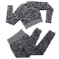 3Pcs Yoga Set Sport Suits Gym Wear Seamless Sportswear Workout Leggings Sports Bra Long Sleeves Crop Tops Fitness Clothing-7